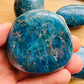 Full profile of Grade AA Apatite palm stone ready to ship from Beyond Bohemian
