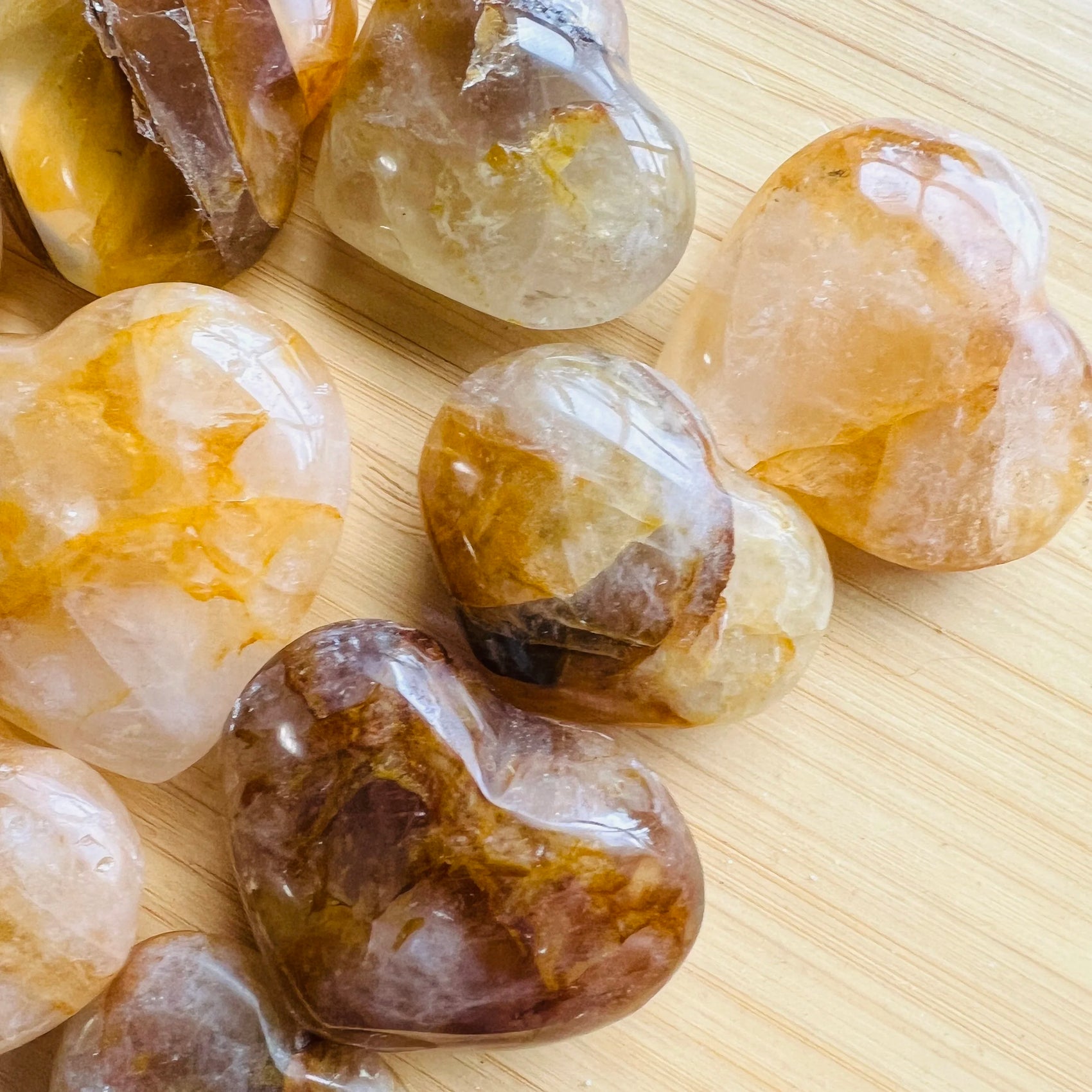 Scale comparison of Golden Healer stone, with form visible in context.