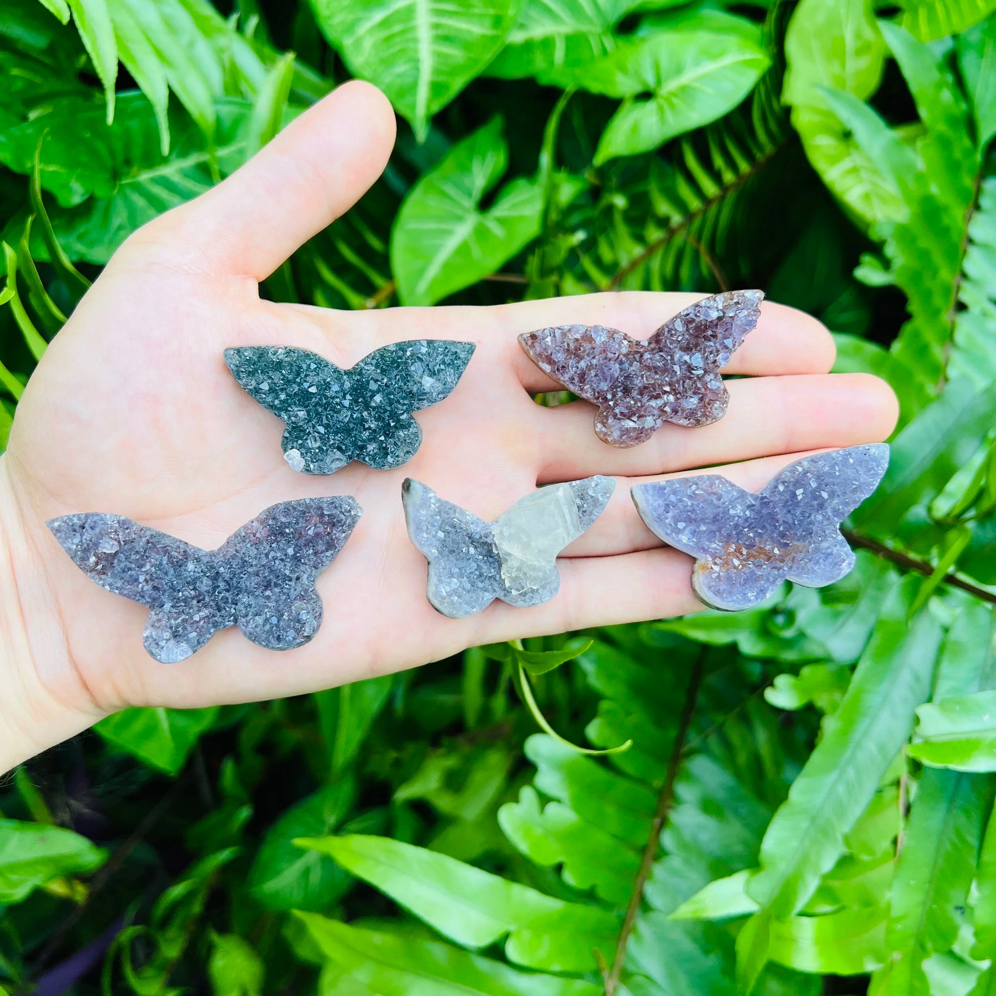 Full profile of Grade A Amethyst polished crystals & decor ready to ship from Beyond Bohemian