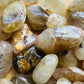 Full profile of Grade AAA Quartz tumbled stone ready to ship from Beyond Bohemian
