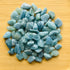 Aquamarine tumbled stone in Blue tones, ethically sourced from Brazil for Emotional Healing and Stress Relief