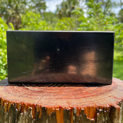 Shungite crystal in Black tones, ethically sourced from Russia for Stress Relief and Cleansing