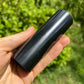 Plan view of Shungite polished cylinder, kept near for Protection, from Russia.