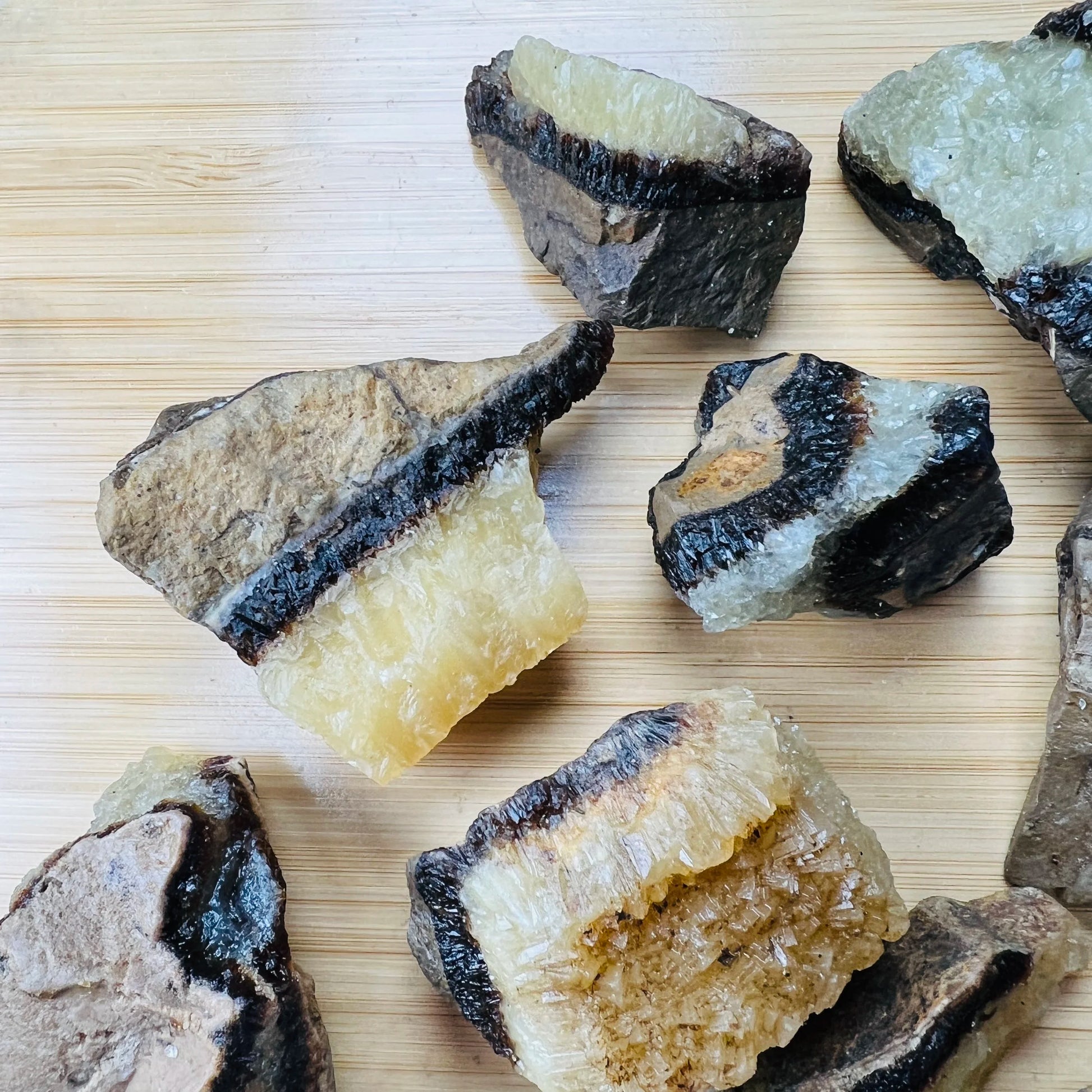 Full profile of Grade AA Septarian raw ready to ship from Beyond Bohemian