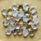 Full profile of Grade AA Clear Quartz heart ready to ship from Beyond Bohemian
