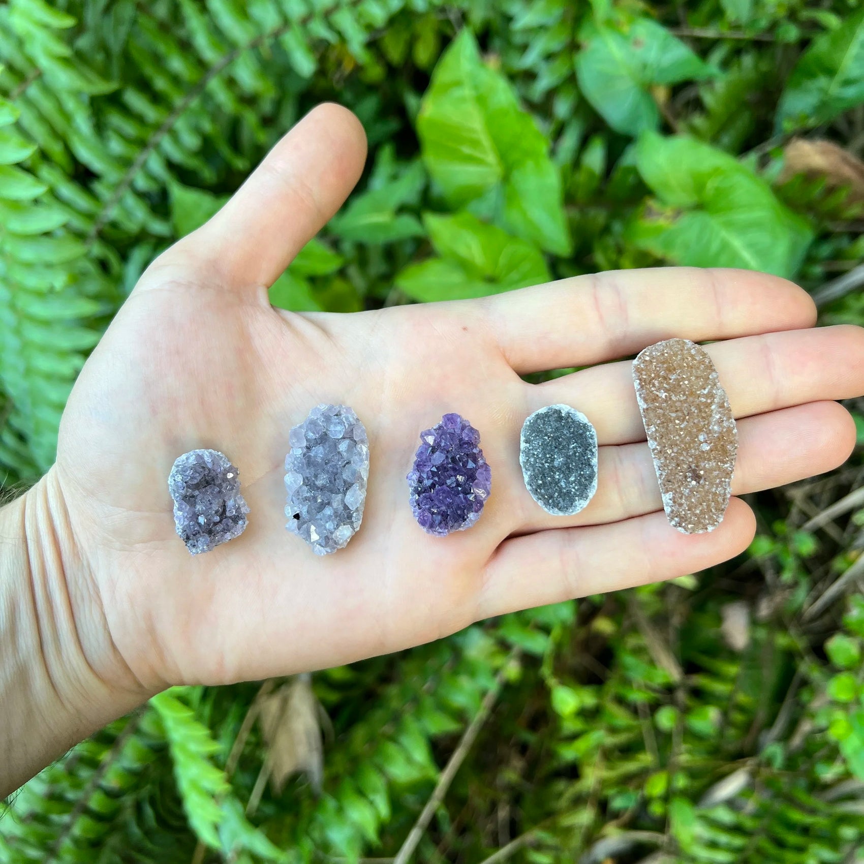 Full profile of Grade A Amethyst raw ready to ship from Beyond Bohemian