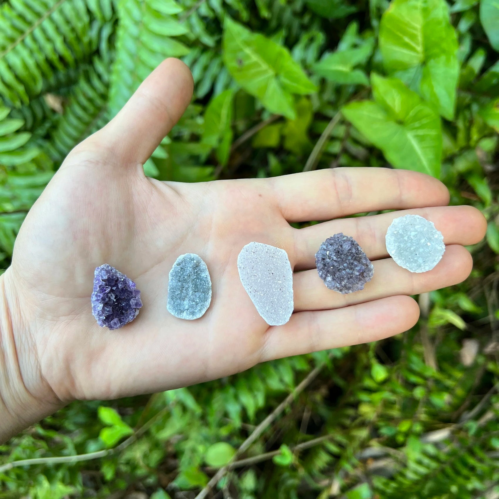 Full profile of Grade A Amethyst raw ready to ship from Beyond Bohemian