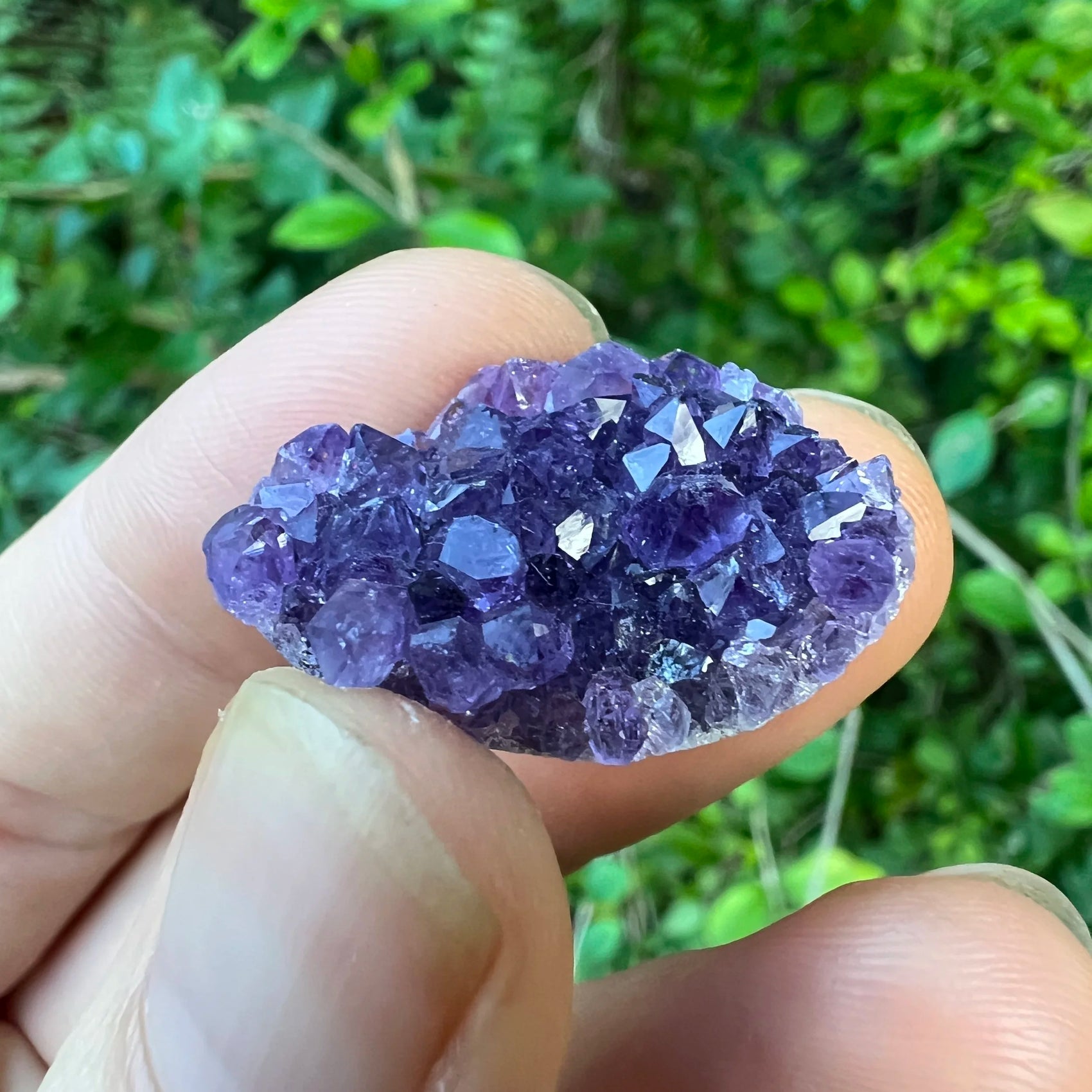 Full profile of Grade A Amethyst raw ready to ship from Beyond Bohemian
