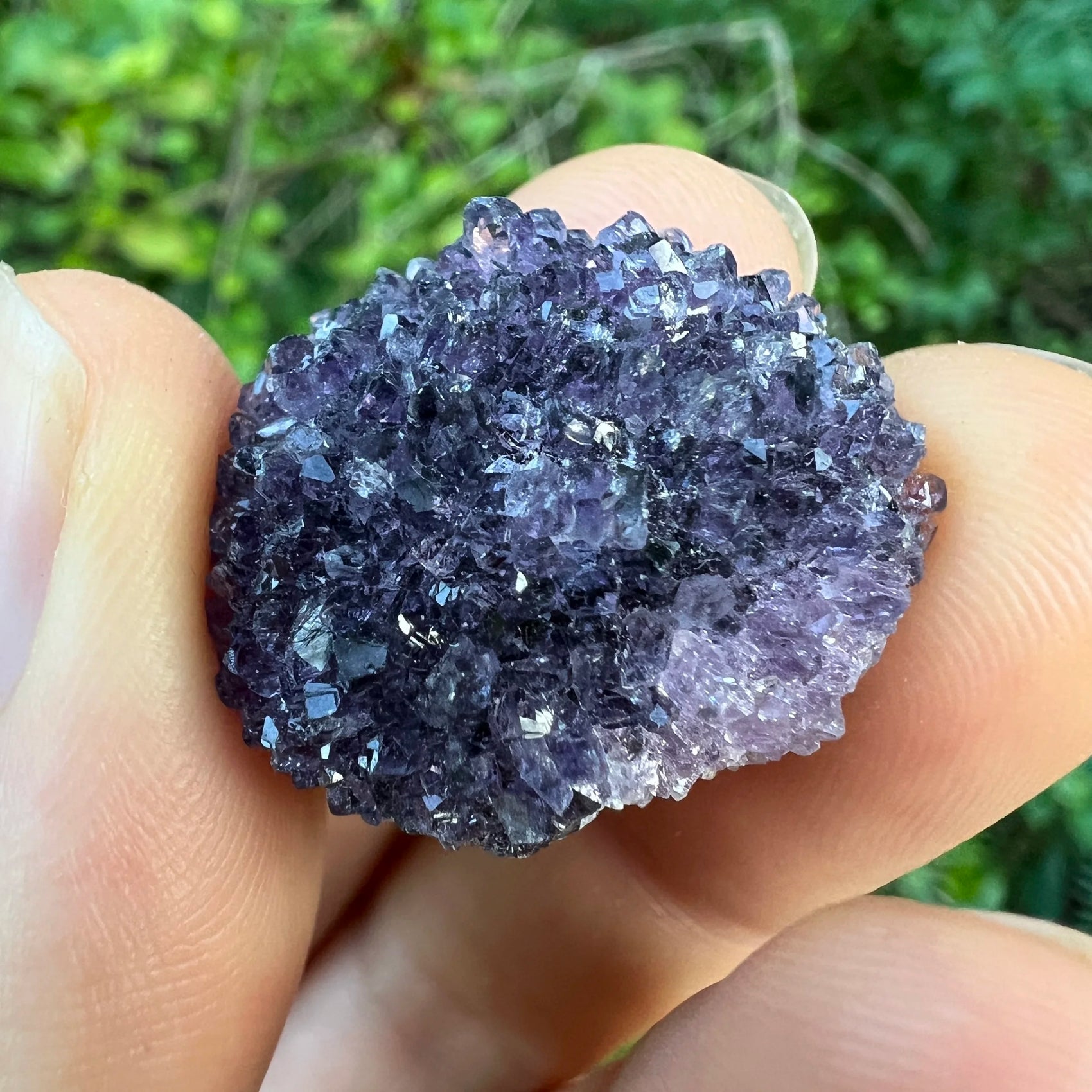 Full profile of Grade A Amethyst raw ready to ship from Beyond Bohemian