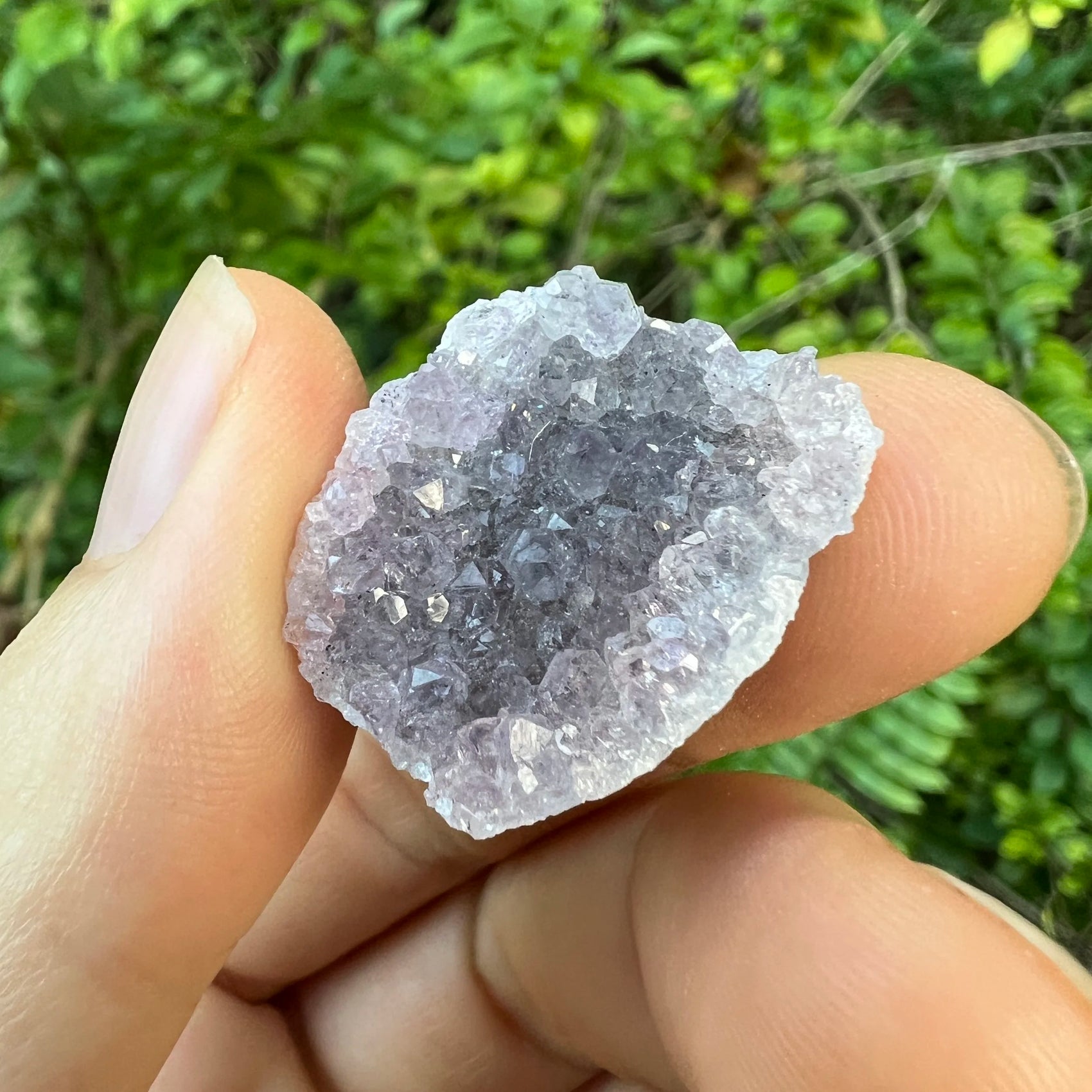 Full profile of Grade A Amethyst raw ready to ship from Beyond Bohemian