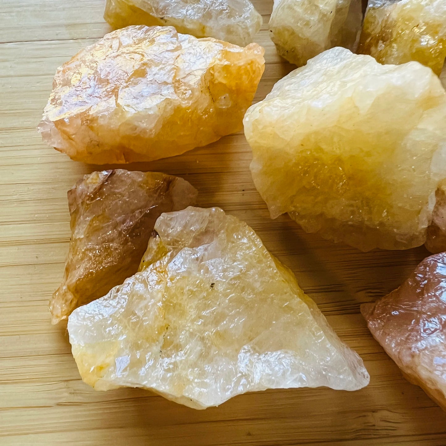 Full profile of Grade AA Golden Healer raw ready to ship from Beyond Bohemian