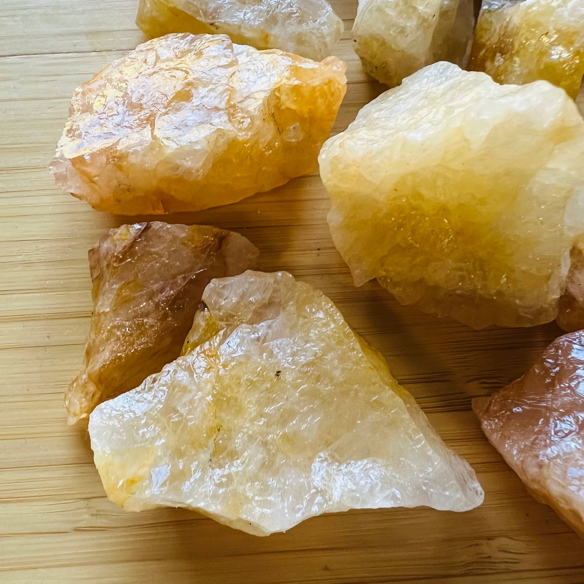 Full profile of Grade AA Golden Healer raw ready to ship from Beyond Bohemian