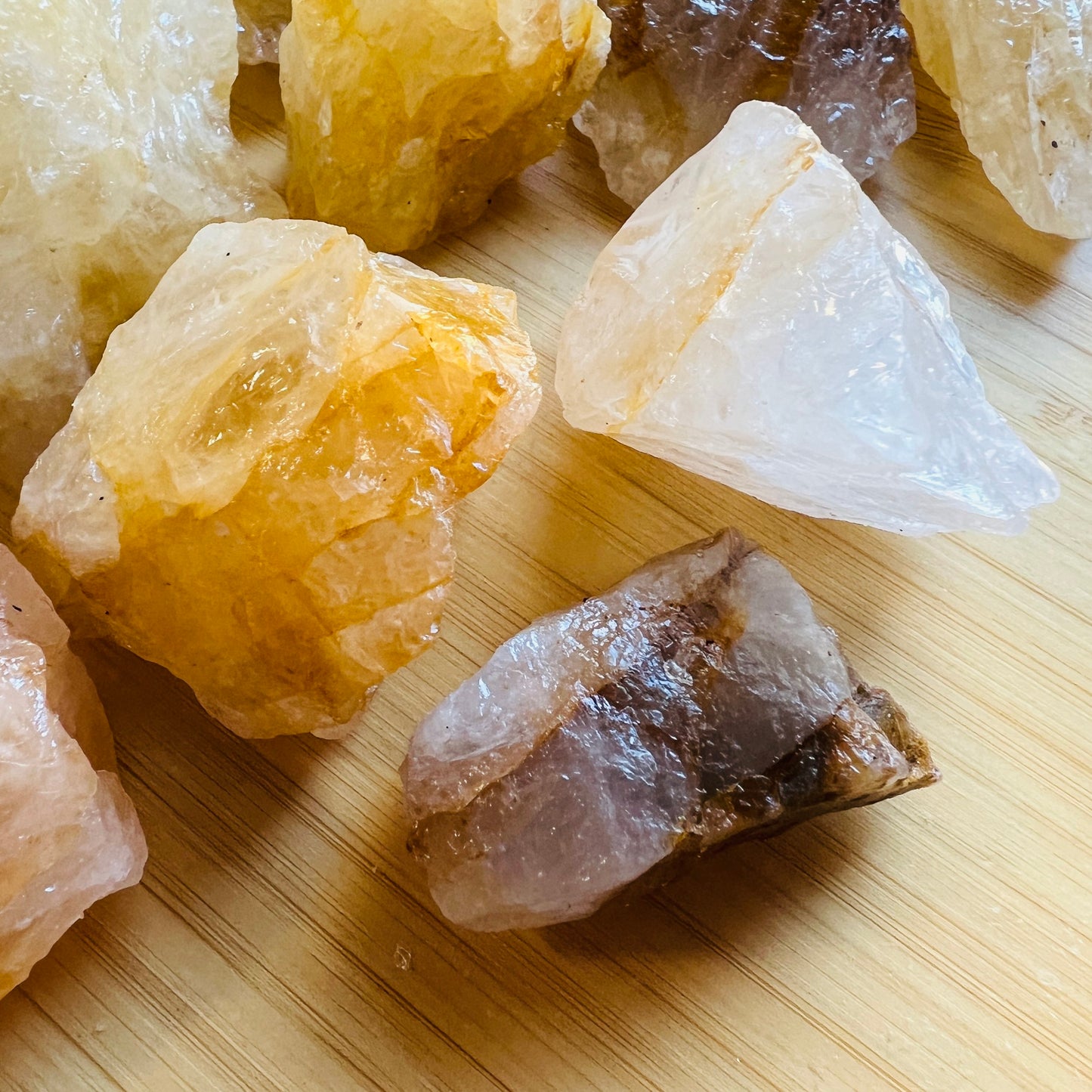 Full profile of Grade AA Golden Healer raw ready to ship from Beyond Bohemian