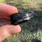 Full profile of Grade AAA Black Tourmaline raw ready to ship from Beyond Bohemian