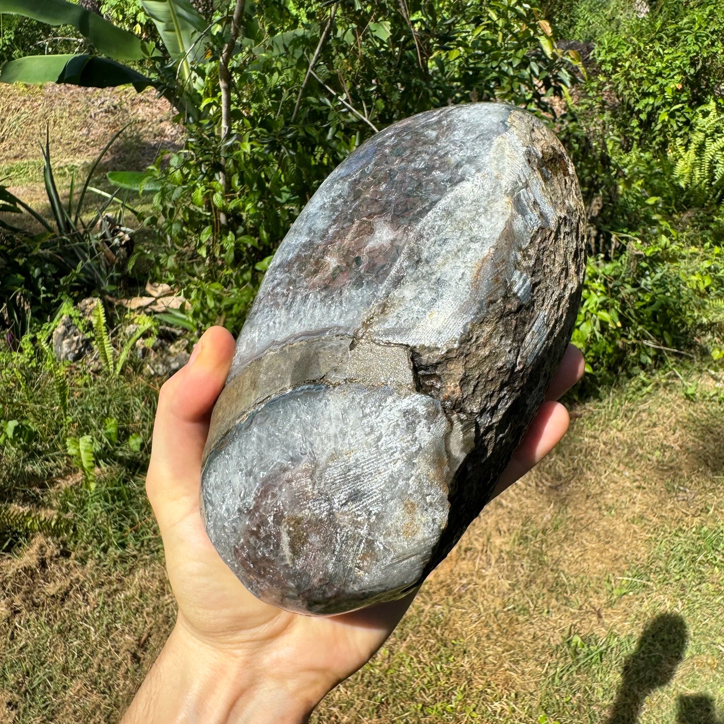 Full profile of Grade AAA Amethyst geode ready to ship from Beyond Bohemian
