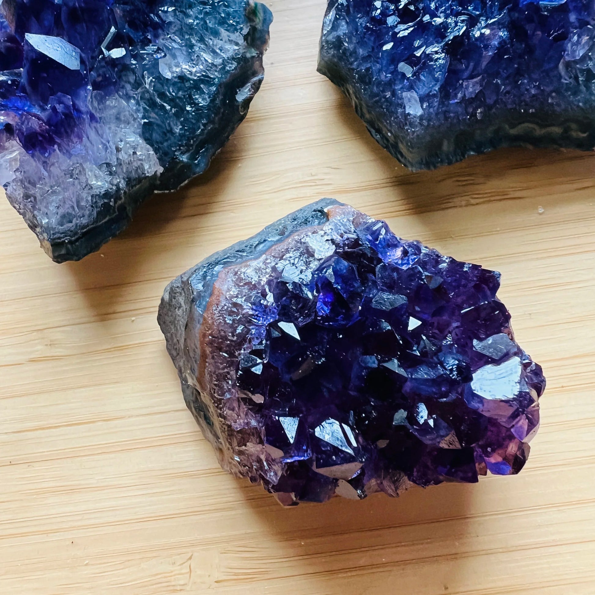 Amethyst raw crystal in Purple tones from Uruguay for Meditation and Stress Relief