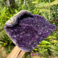 Base detail of Grade AA Amethyst geode