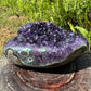 Full profile of Grade AAA Amethyst geode ready to ship from Beyond Bohemian