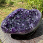 Base detail of Grade AAA Amethyst geode