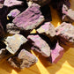 Plan view of Purpurite raw stone, carried for Intuition, showing characteristic finish.