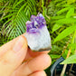 Full profile of Grade AA Amethyst cluster ready to ship from Beyond Bohemian