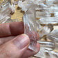 Full profile of Grade A Clear Quartz point ready to ship from Beyond Bohemian