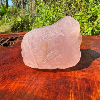 Ethically sourced Grade AAA Rose Quartz specimen from Alaotra-Mangoro, Madagascar at Beyond Bohemian