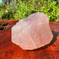Natural surface of Rose Quartz specimen, from Madagascar.