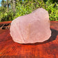 Reverse angle of Rose Quartz specimen, showing tight grain, sourced from Alaotra-Mangoro, Madagascar.