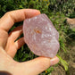 Full profile of Grade AAA Rose Quartz specimen ready to ship from Beyond Bohemian