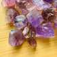 Full profile of Grade AA Ametrine raw ready to ship from Beyond Bohemian