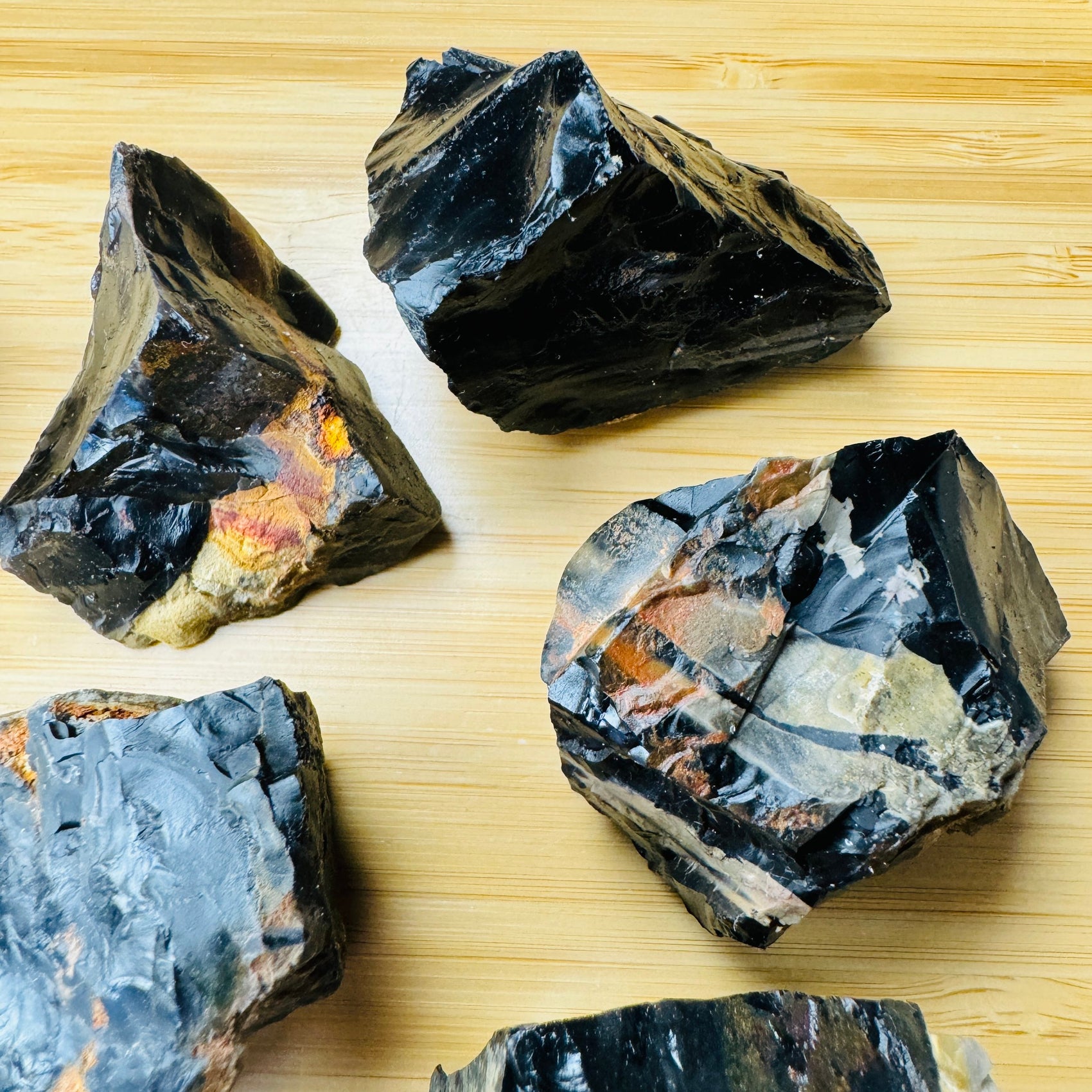 Bulk Black Onyx raw stones from Brazil, Black stones for Protection