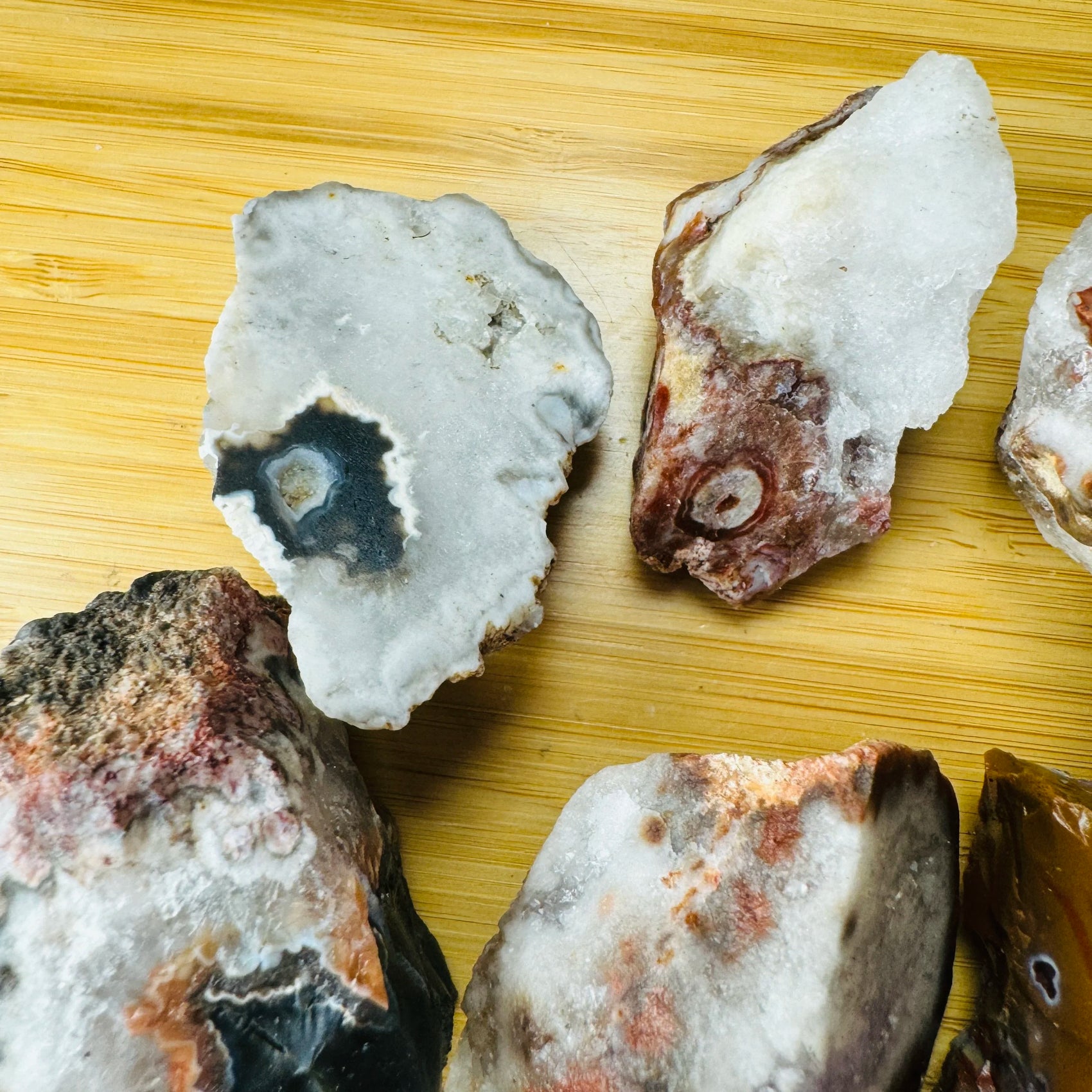 Full profile of Grade A Patagonia Agate raw ready to ship from Beyond Bohemian