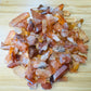 Full profile of Grade AA Tangerine Quartz point ready to ship from Beyond Bohemian