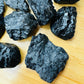Full profile of Grade A Black Tourmaline raw ready to ship from Beyond Bohemian