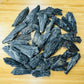 Full profile of Grade A Black Kyanite raw ready to ship from Beyond Bohemian