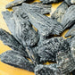 Full profile of Grade A Black Kyanite raw ready to ship from Beyond Bohemian