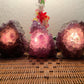 Magnified detail of Amethyst crystal lamp, for Stress Relief.