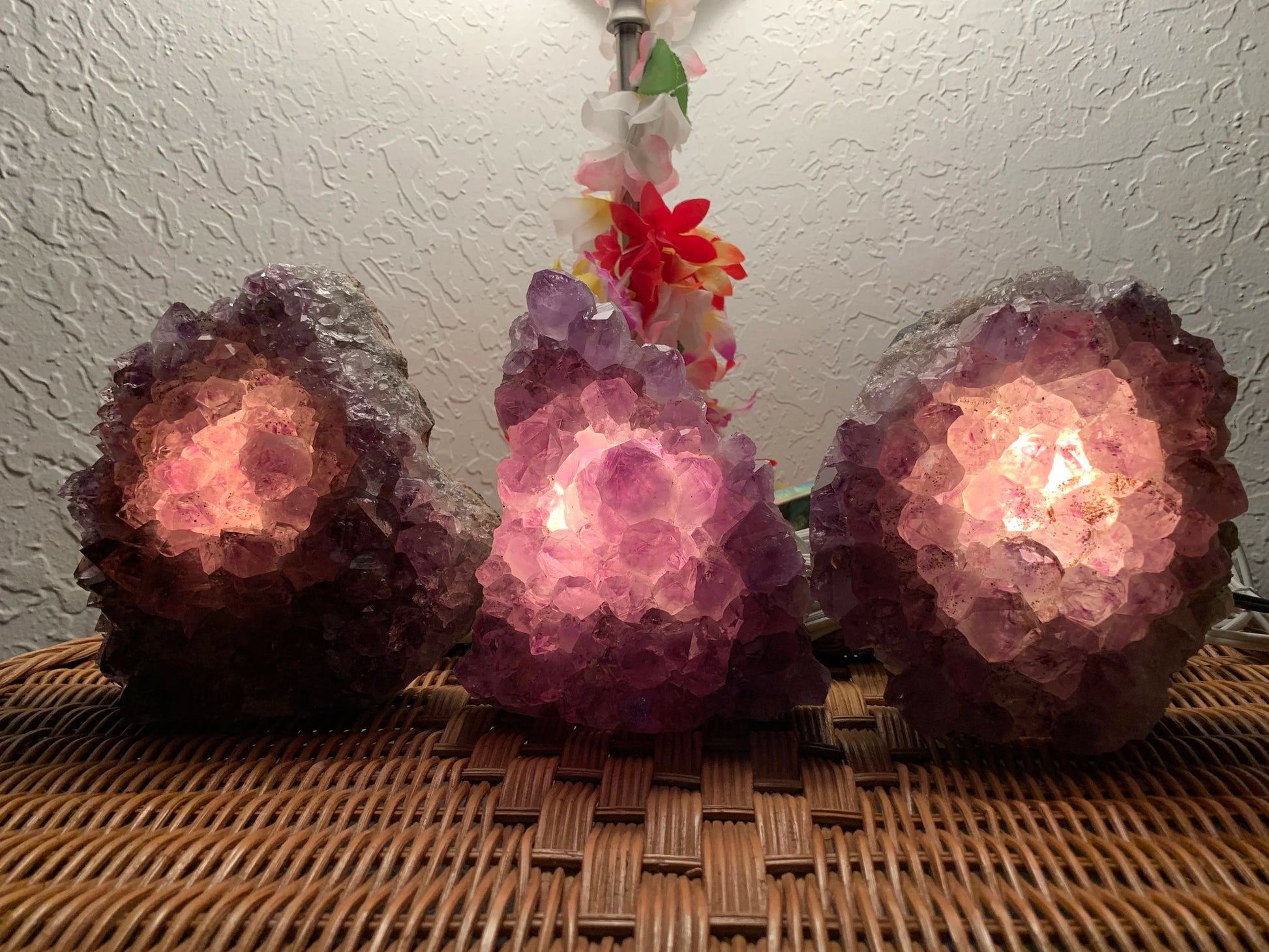 Full profile of Grade A Amethyst polished crystals & decor ready to ship from Beyond Bohemian