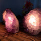 Styled with natural light Amethyst stone, from Rio Grande do Sul, Brazil, shown in its everyday setting.
