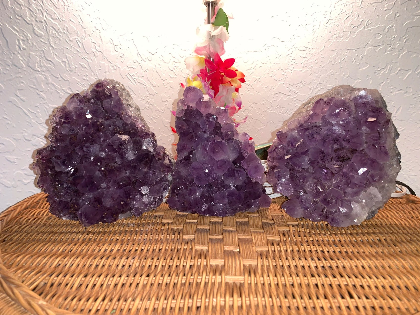 Full profile of Grade A Amethyst polished crystals & decor ready to ship from Beyond Bohemian
