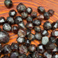 Full profile of Grade AA Garnet raw ready to ship from Beyond Bohemian