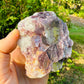 Top-side view of Lepidolite specimen, from Brazil, carried for Stress Relief and Emotional Healing.