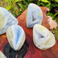Full profile of Grade AA Blue Lace Agate freeform ready to ship from Beyond Bohemian