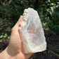 Back view of Grade AAA Selenite slab showing natural surface