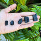 Full profile of Grade AA Black Tourmaline raw ready to ship from Beyond Bohemian