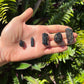 Full profile of Grade AA Black Tourmaline raw ready to ship from Beyond Bohemian