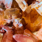 Base detail of Grade AA Tangerine Quartz point