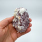 Full piece view of Lepidolite specimen, from Minas Gerais, Brazil, traditionally used for Self Love, shown for size reference.