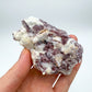 Back view of Grade AA Lepidolite cluster showing natural surface